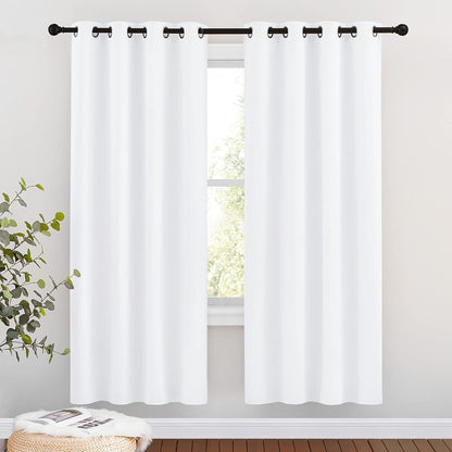 NICETOWN Gray Blackout Curtains for Bedroom