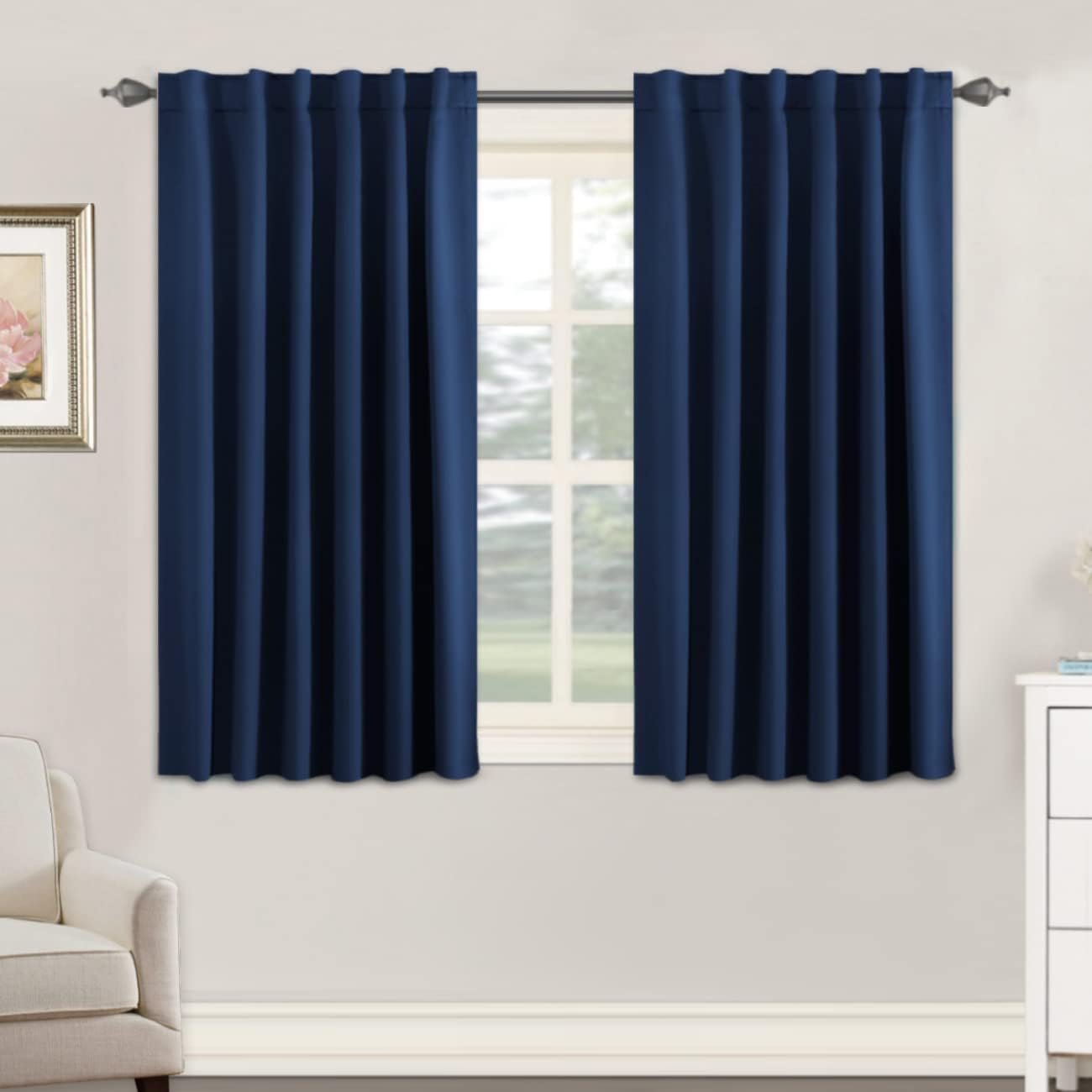 H.VERSAILTEX Blackout Curtains 52x84, 2 Panels
