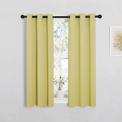 NICETOWN Blackout Curtains 42x63" Black