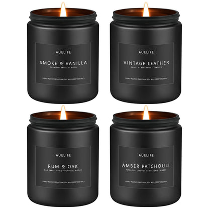 Men’s 4-Pack Scented Candle Set