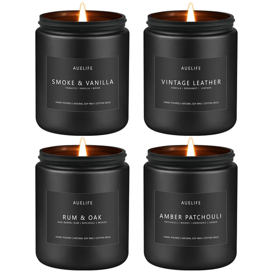 Men’s 4-Pack Scented Candle Set