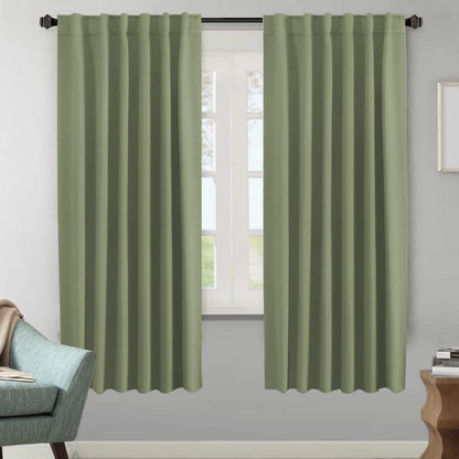 H.VERSAILTEX Blackout Curtains 52x84, 2 Panels