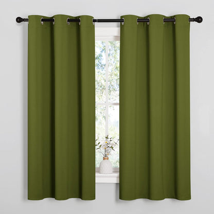 NICETOWN Blackout Curtains 42x63" Black