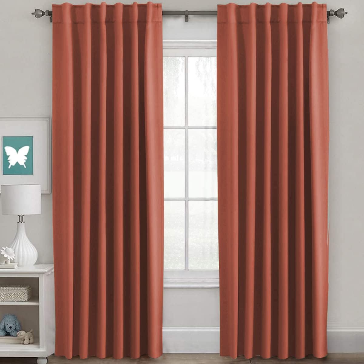 H.VERSAILTEX Blackout Curtains 52x84, 2 Panels