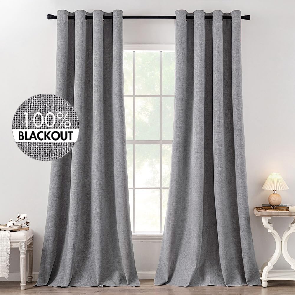 MIULEE Blackout Curtains 52x72, 2 Panels