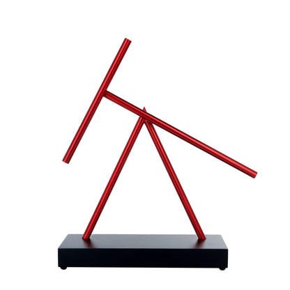 Kinetic Energy Sculpture – Silver/Bamboo
