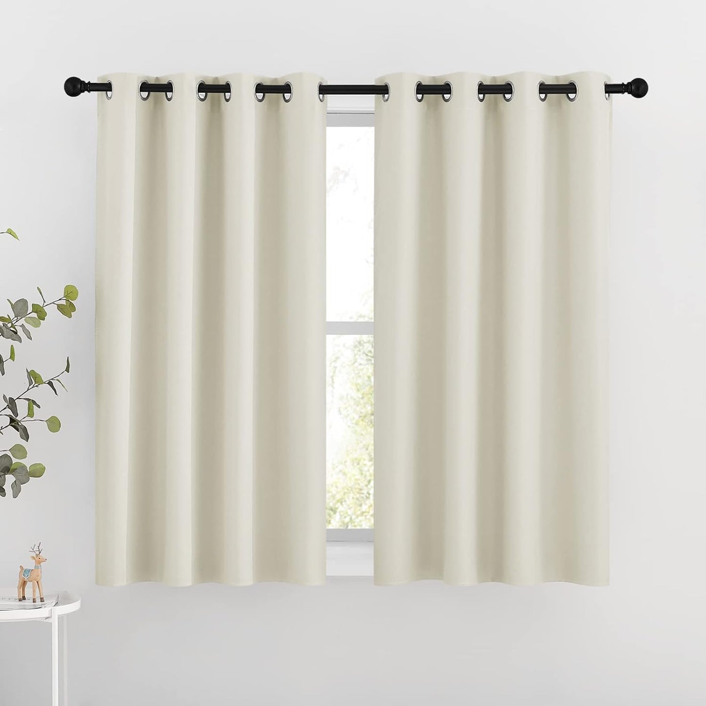 NICETOWN Gray Blackout Curtains for Bedroom