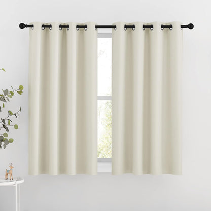 NICETOWN Gray Blackout Curtains for Bedroom