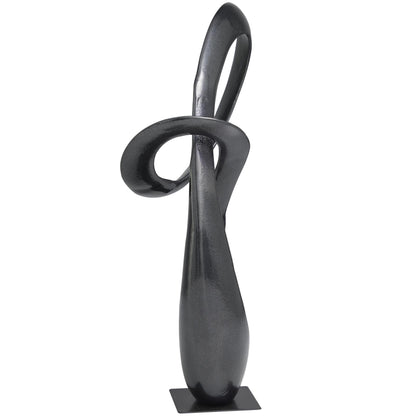 Deco 79 Abstract Sculpture 62" Black