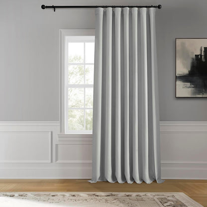 HPD Faux Linen Curtain 100x96" Birch, 1 Panel