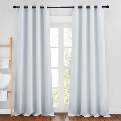 NICETOWN Gray Blackout Curtains for Bedroom