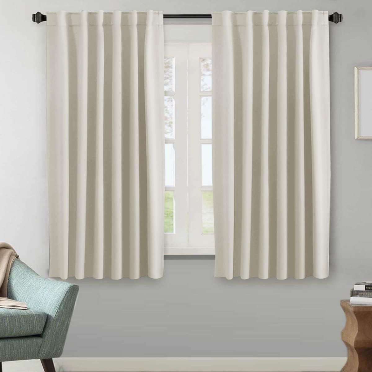 H.VERSAILTEX Blackout Curtains 52x84, 2 Panels
