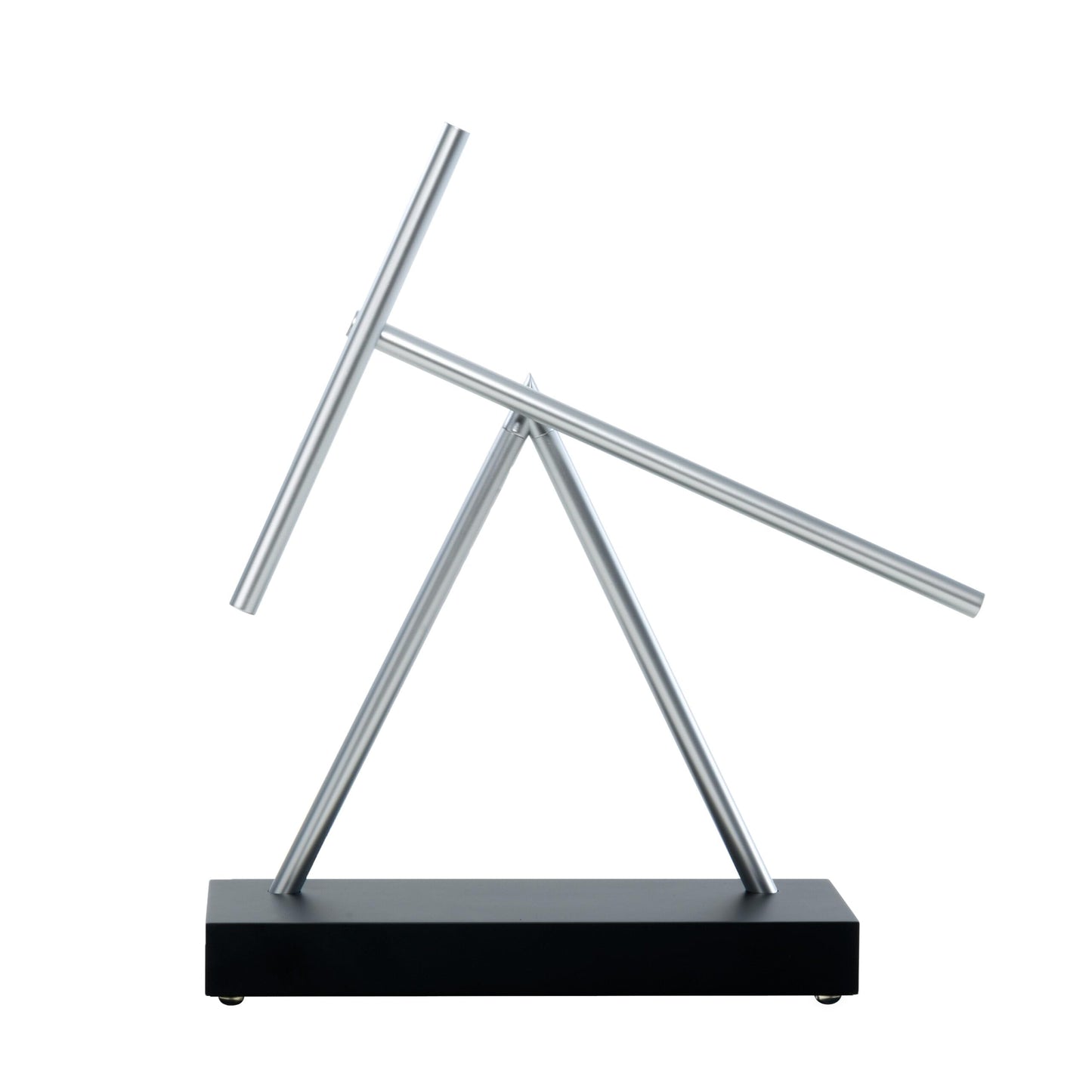 Kinetic Energy Sculpture – Silver/Bamboo