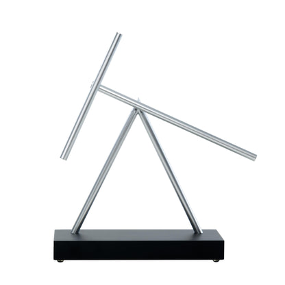 Kinetic Energy Sculpture – Silver/Bamboo
