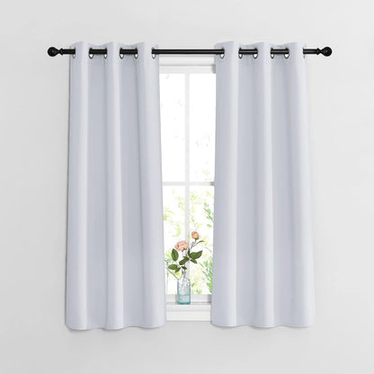 NICETOWN Gray Blackout Curtains for Bedroom
