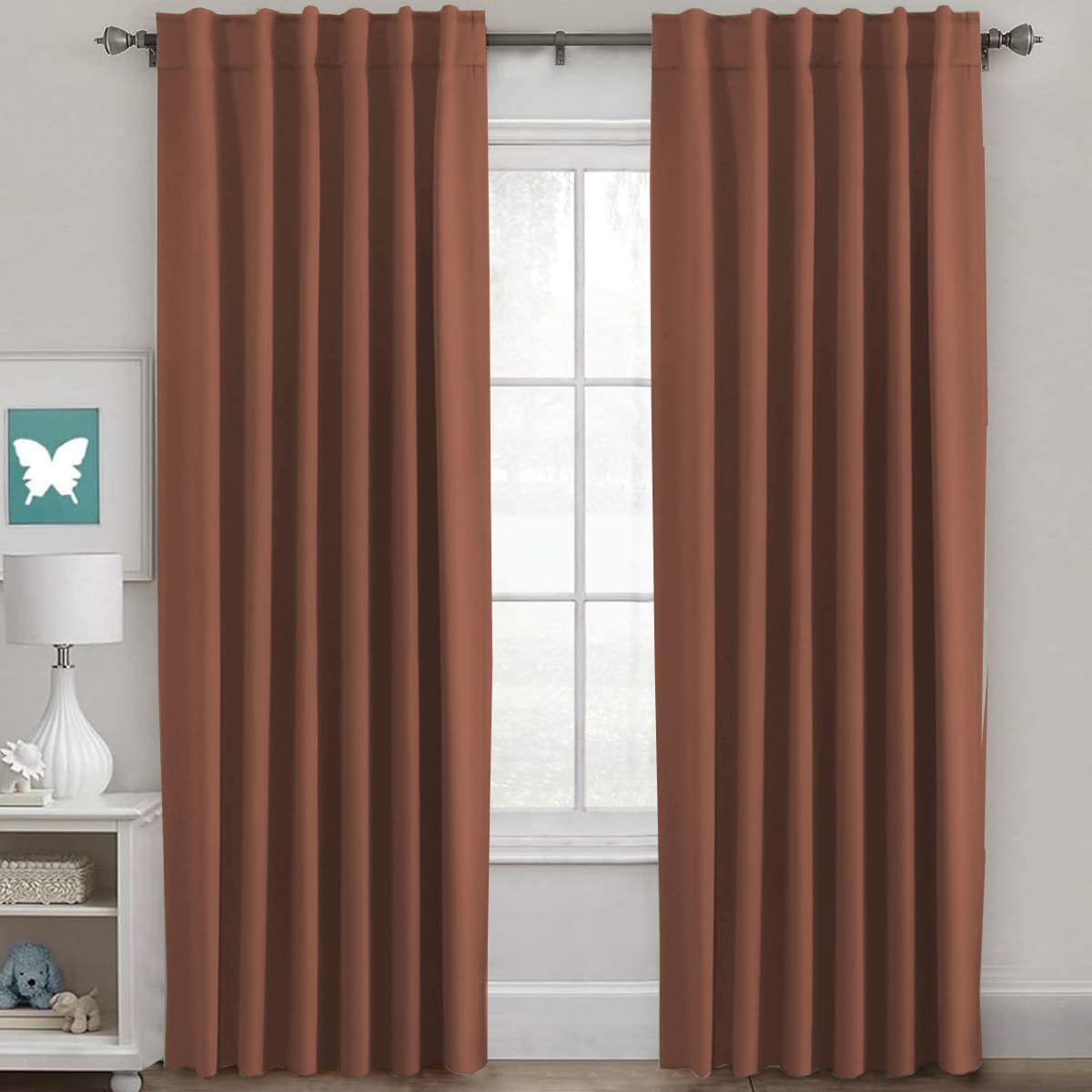 H.VERSAILTEX Blackout Curtains 52x84, 2 Panels