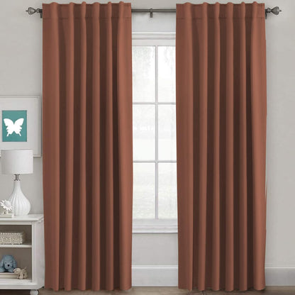 H.VERSAILTEX Blackout Curtains 52x84, 2 Panels