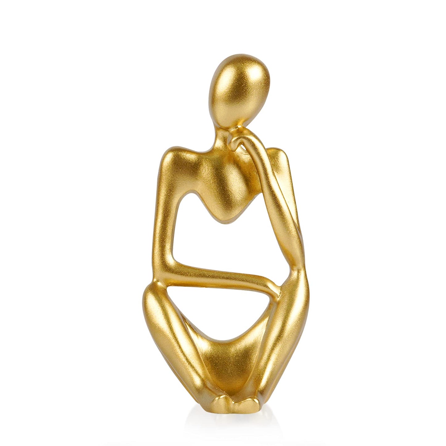 Sandstone Thinker Statue, Small Left
