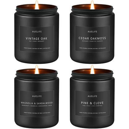Men’s 4-Pack Scented Candle Set