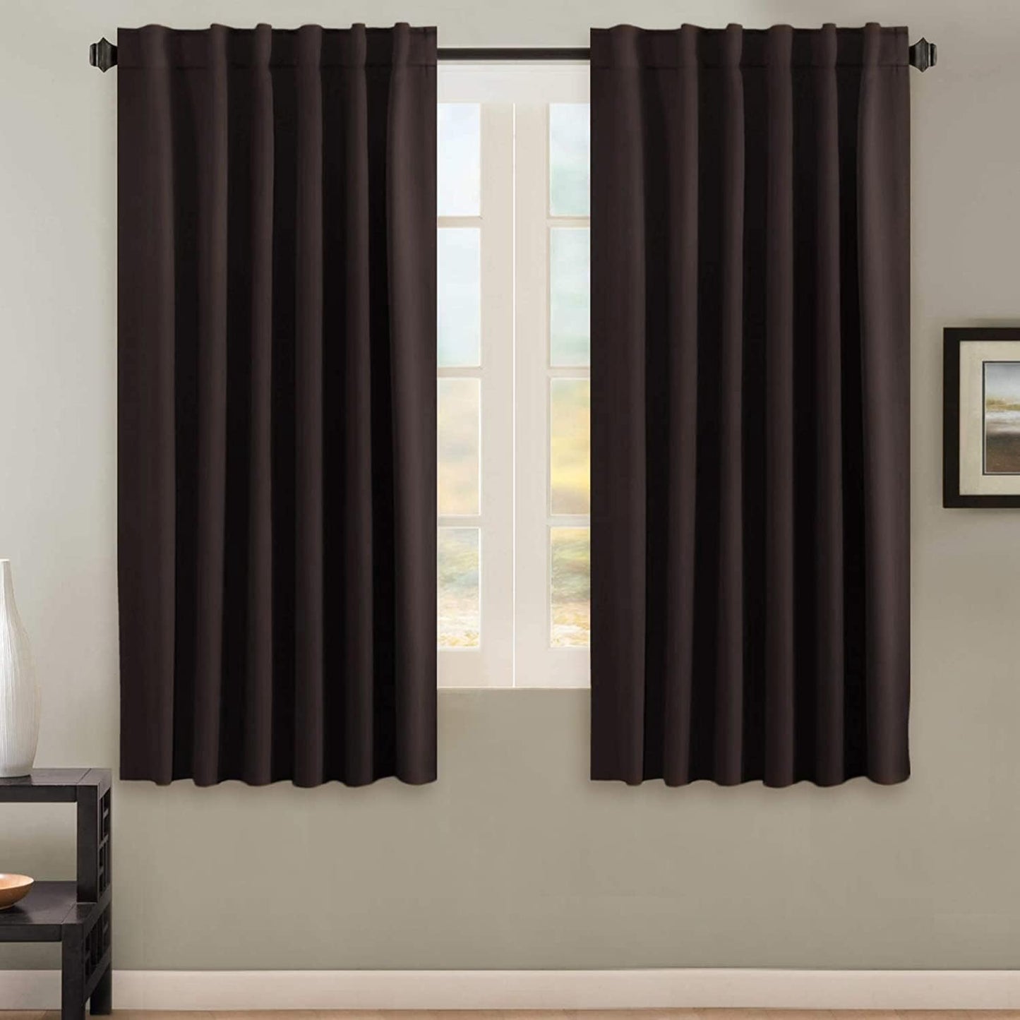 H.VERSAILTEX Blackout Curtains 52x84, 2 Panels