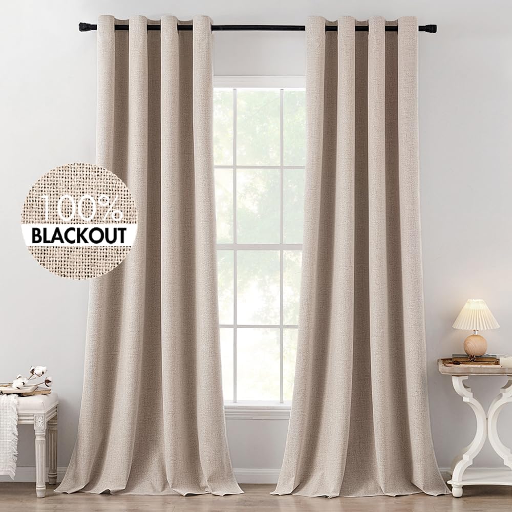 MIULEE Blackout Curtains 52x72, 2 Panels