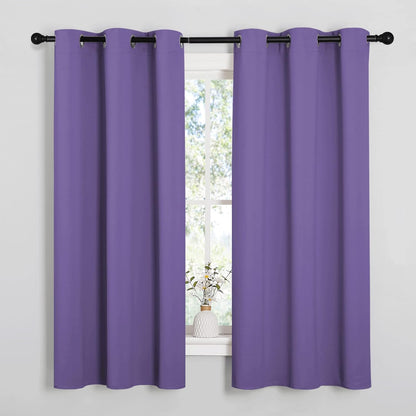 NICETOWN Blackout Curtains 42x63" Black