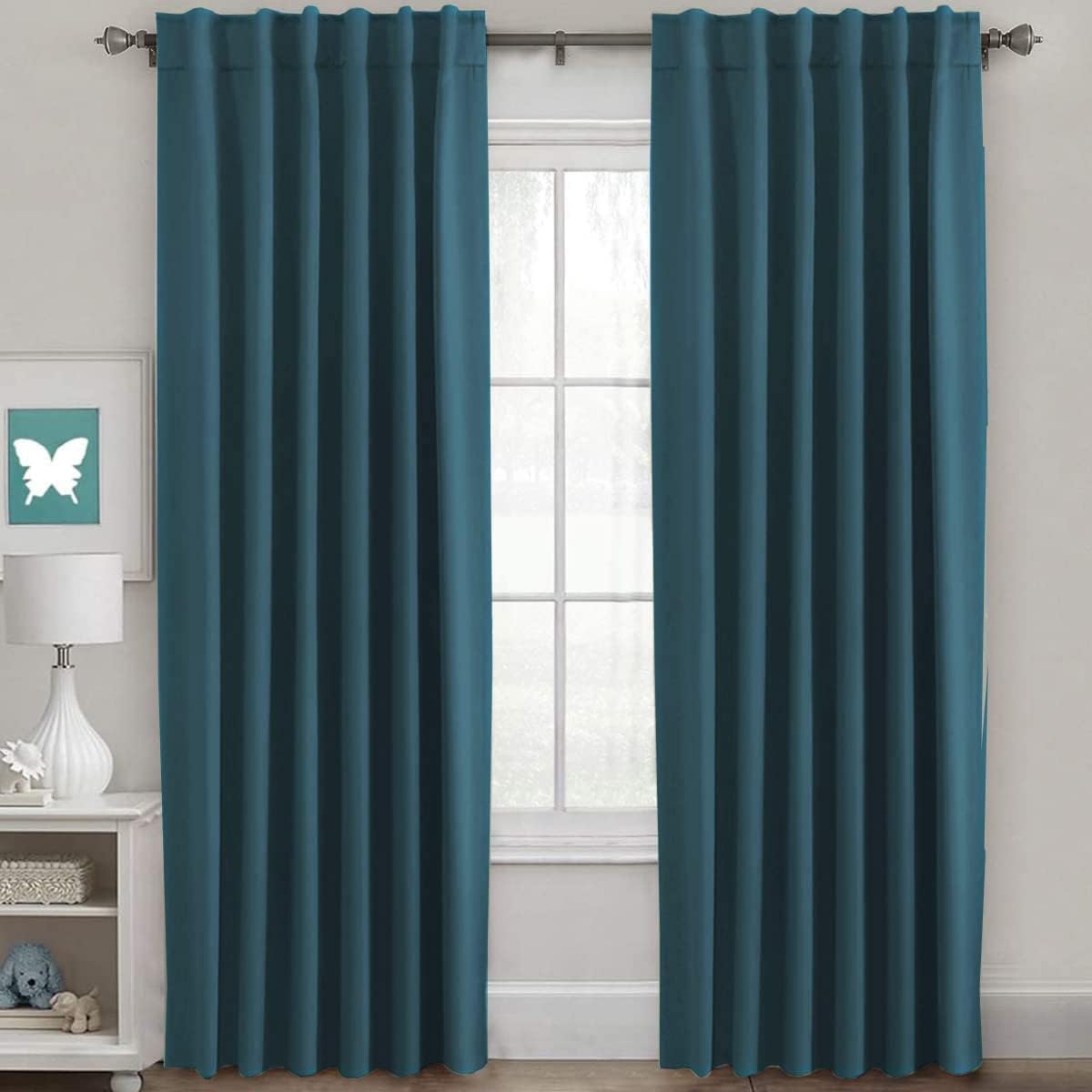 H.VERSAILTEX Blackout Curtains 52x84, 2 Panels