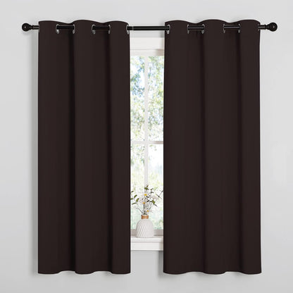 NICETOWN Blackout Curtains 42x63" Black