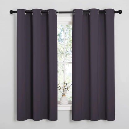 NICETOWN Blackout Curtains 42x63" Black