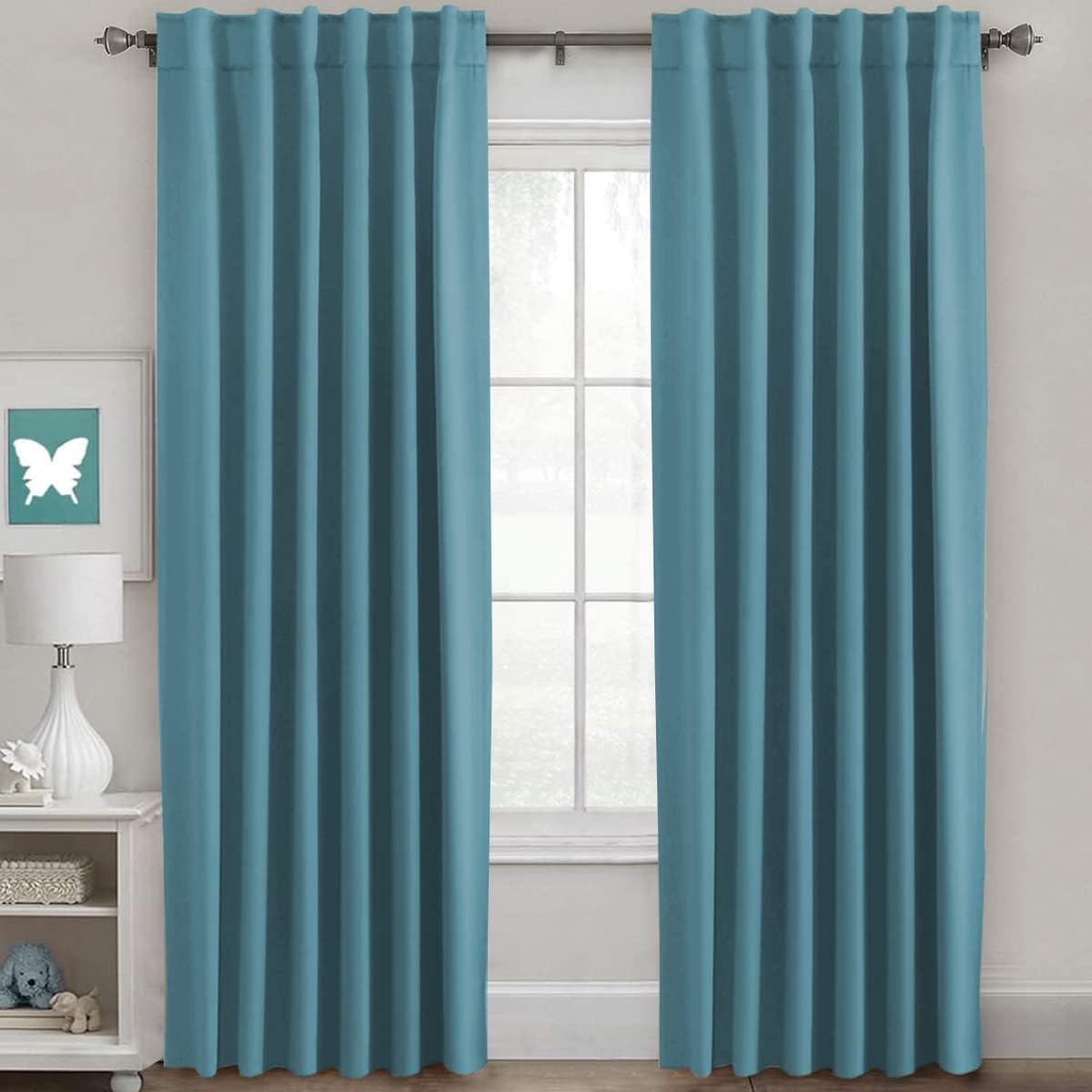 H.VERSAILTEX Blackout Curtains 52x84, 2 Panels