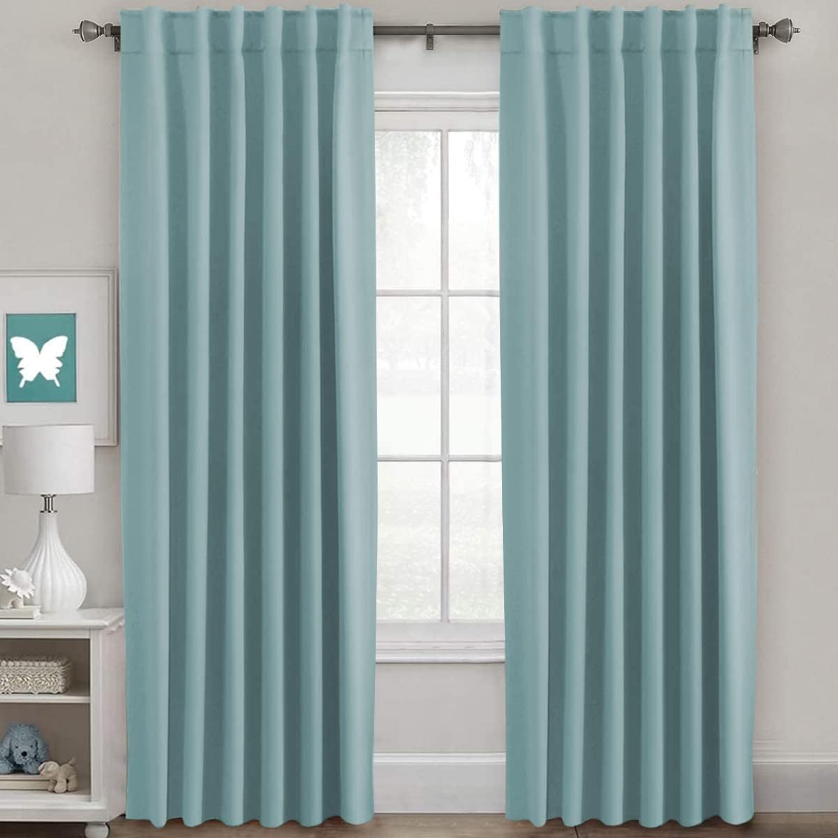 H.VERSAILTEX Blackout Curtains 52x84, 2 Panels