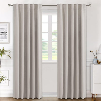 H.VERSAILTEX Blackout Curtains 52x84, 2 Panels