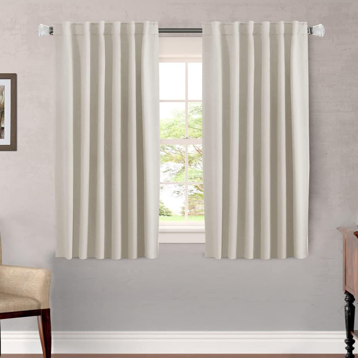 H.VERSAILTEX Blackout Curtains 52x84, 2 Panels