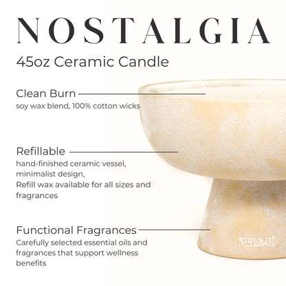 BLUEME 6-Wick Bergamot & Musk Candle