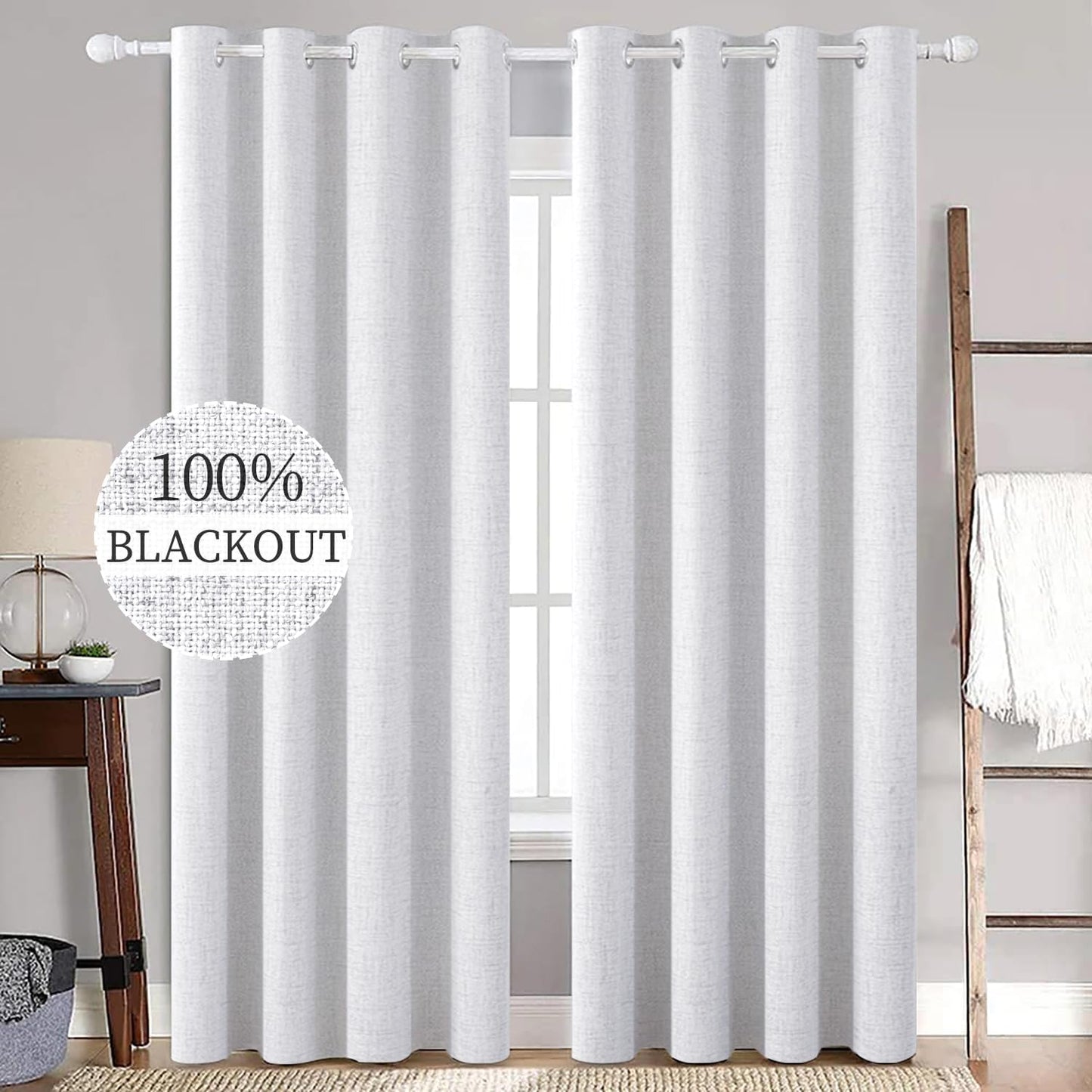MIULEE Blackout Curtains 52x72, 2 Panels