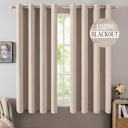 MIULEE Blackout Curtains 52x72, 2 Panels