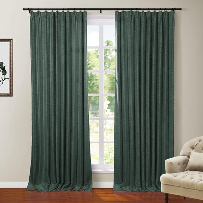 TWOPAGES Polyester Linen Heavy Weight Blackout