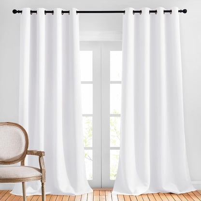NICETOWN Gray Blackout Curtains for Bedroom