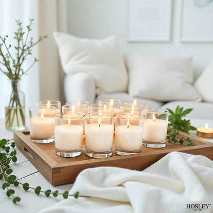 Hosley 240 Ivory Votive Candles