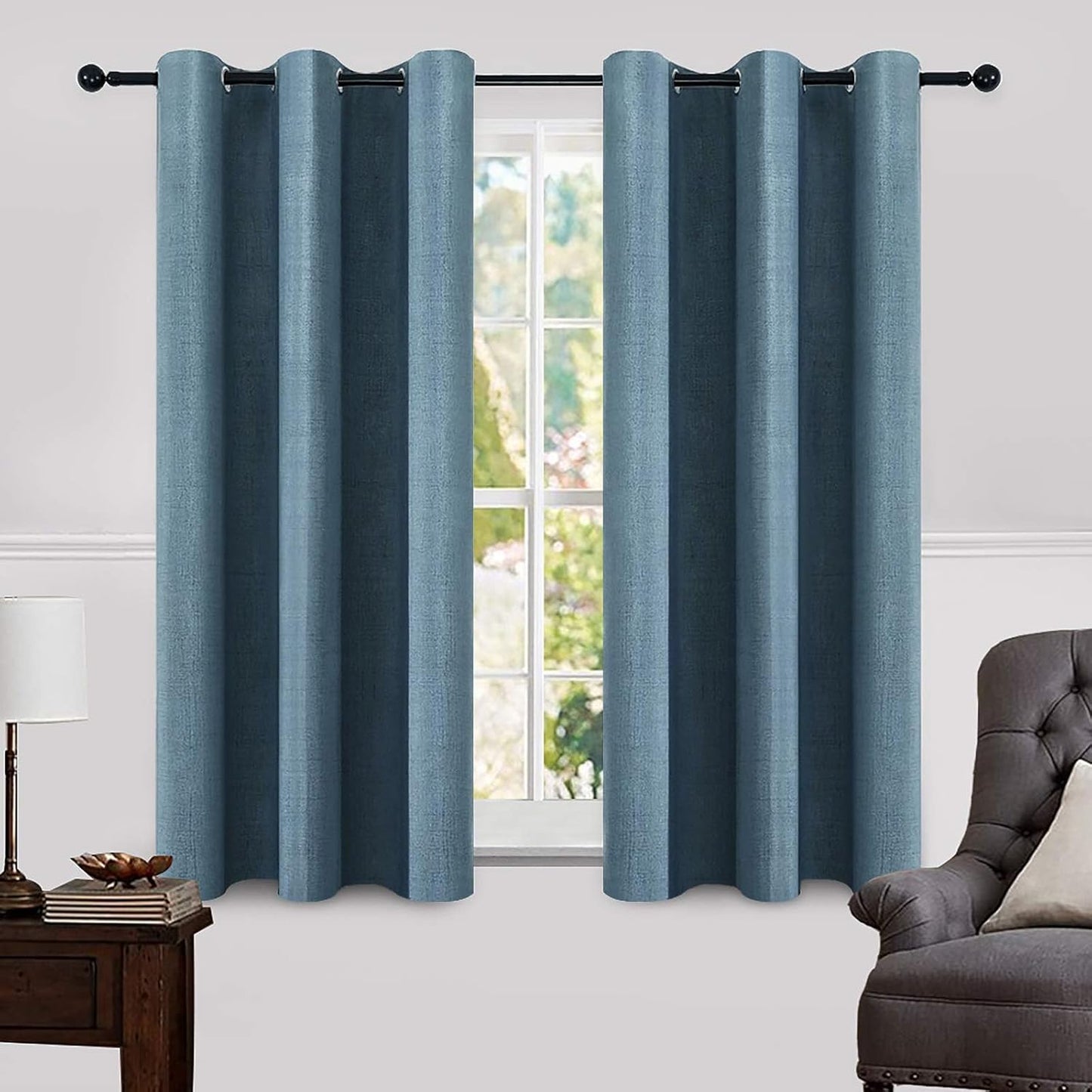 MIULEE Blackout Curtains 52x72, 2 Panels