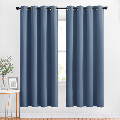 NICETOWN Gray Blackout Curtains for Bedroom