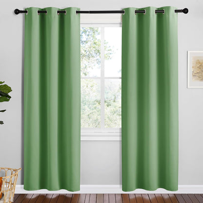 NICETOWN Blackout Curtains 42x63" Black