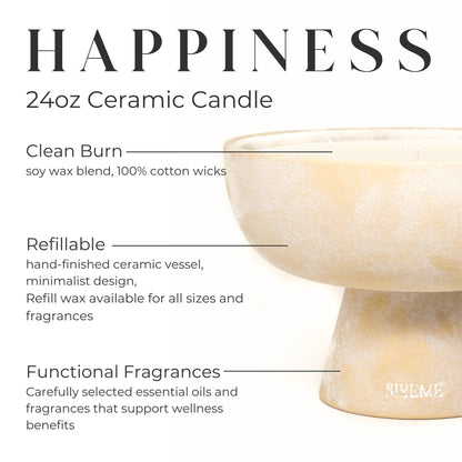 BLUEME 6-Wick Bergamot & Musk Candle