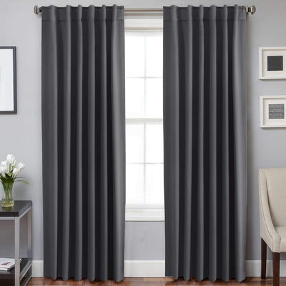 H.VERSAILTEX Blackout Curtains 52x84, 2 Panels