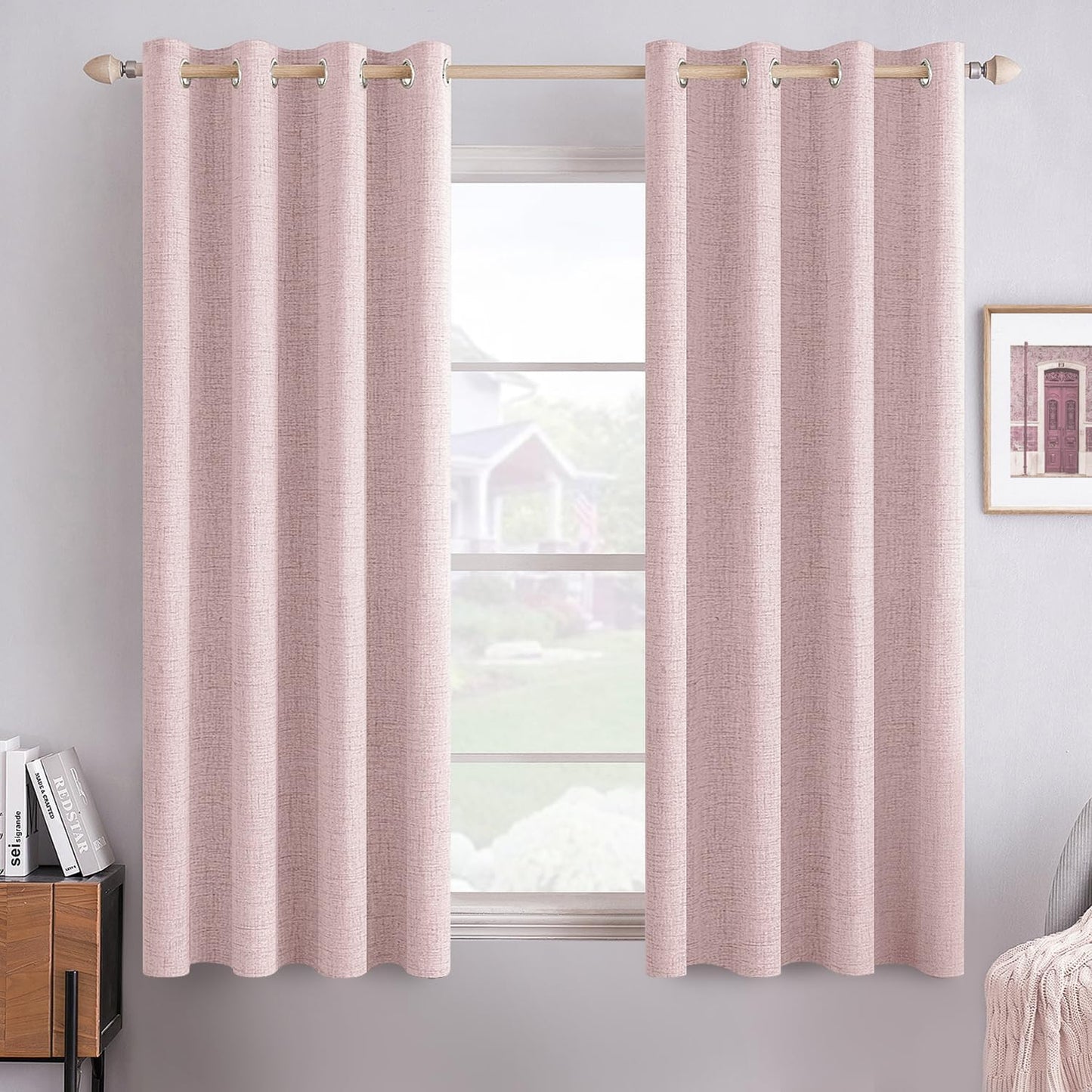 MIULEE Blackout Curtains 52x72, 2 Panels