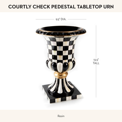 MACKENZIE-CHILDS Urn – Black & White