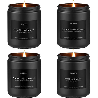 Men’s 4-Pack Scented Candle Set