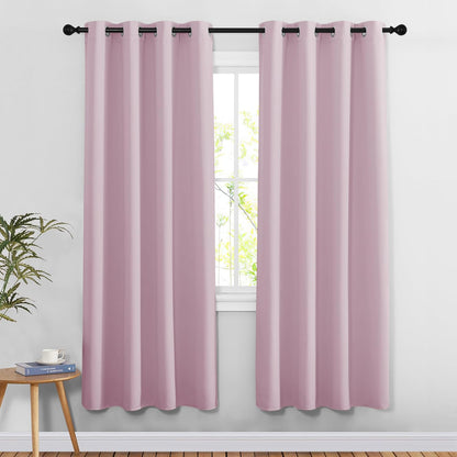 NICETOWN Gray Blackout Curtains for Bedroom