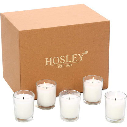 Hosley 240 Ivory Votive Candles