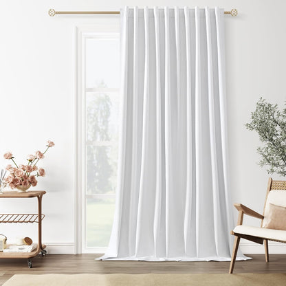 Cream Linen Blackout Curtains – 2 Panels